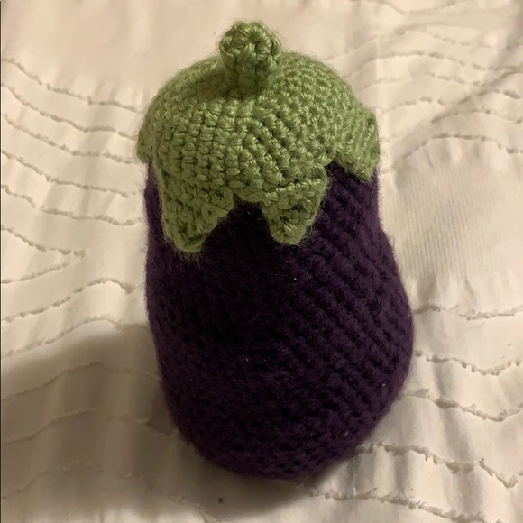 Crochet eggplant - Picture 2 of 2